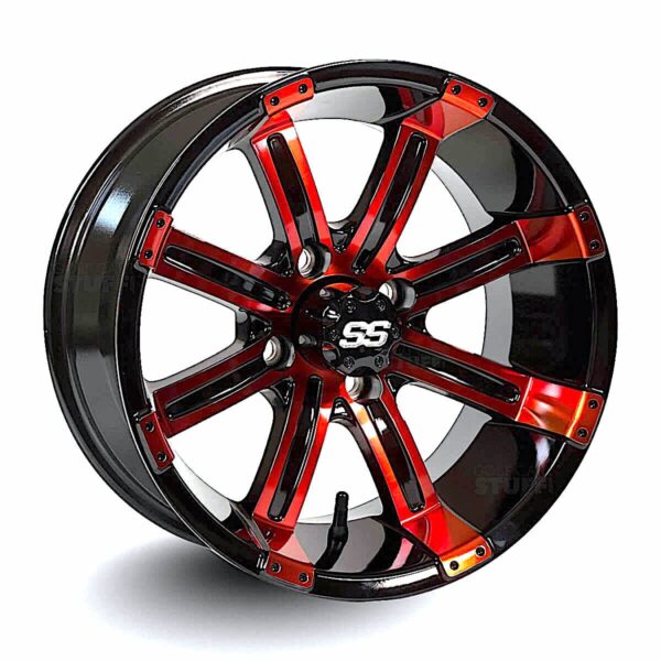 Buy 14" Golf Cart Wheels and 23x10-R14 GTW Fusion GTR Steel Belted Radial Street/Turf Golf Cart Tires Combo - Image 12