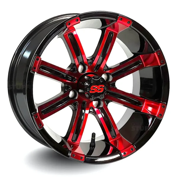 Buy 14" Golf Cart Wheels and 23x10-R14 GTW Fusion GTR Steel Belted Radial Street/Turf Golf Cart Tires Combo - Image 13