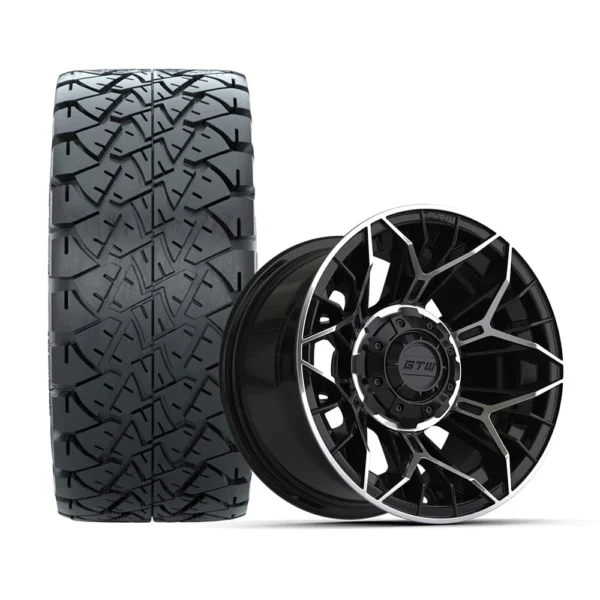 Buy 12" GTW® Stellar Wheels with Timberwolf 22x10-12 All Terrain Tires 8 - Image 5