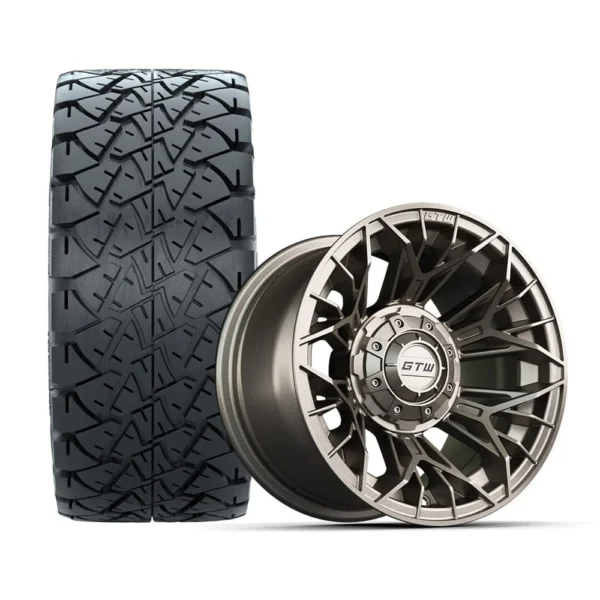 Buy 12" GTW® Stellar Wheels with Timberwolf 22x10-12 All Terrain Tires 8 - Image 4