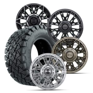 Buy 12" GTW® Stellar Wheels with Timberwolf 22x10-12 All Terrain Tires 8