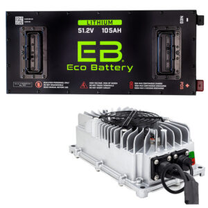 Buy Eco Battery 48v -"Skinny" Lithium Golf Cart Battery Bundle in United States