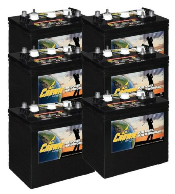 Buy Crown 6V Golf Cart Battery CR-205 6V/205Ah (6 Pack, 36V) - Image 2