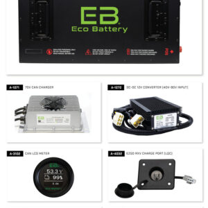 Buy Eco Battery 72v - Lithium Golf Cart Battery Bundle in United States
