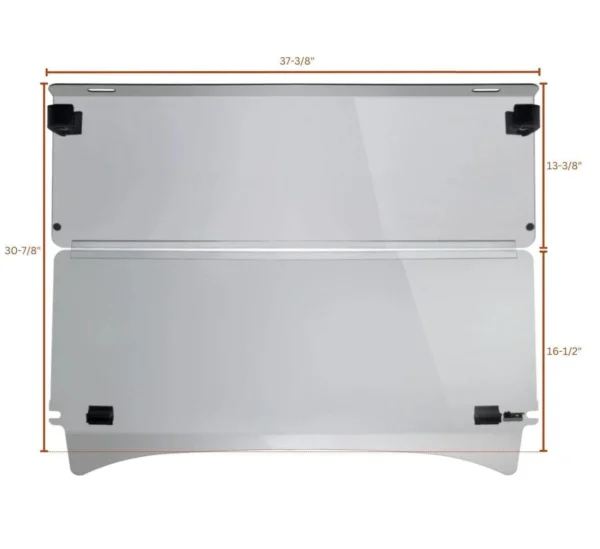 Buy GCS™ Club Car Precedent / Tempo / Onward Tinted Windshield 2004-UP - Image 4