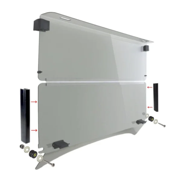 Buy GCS™ Club Car Precedent / Tempo / Onward Tinted Windshield 2004-UP - Image 3
