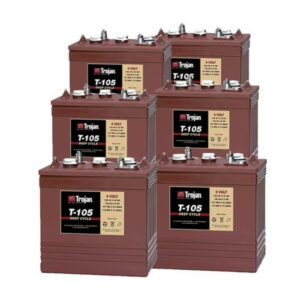 Buy Trojan T-105 6V/225Ah Golf Cart Battery (6 Pack, 36V) in United States