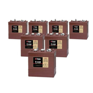 Buy Trojan T-105 6 Volt Golf Cart Battery 6V/225Ah (7 Pack, 42V) in United States