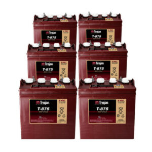 Buy 8 Volt Trojan T-875 Golf Cart Battery 8V/170Ah (6 Pack, 48V) in United States