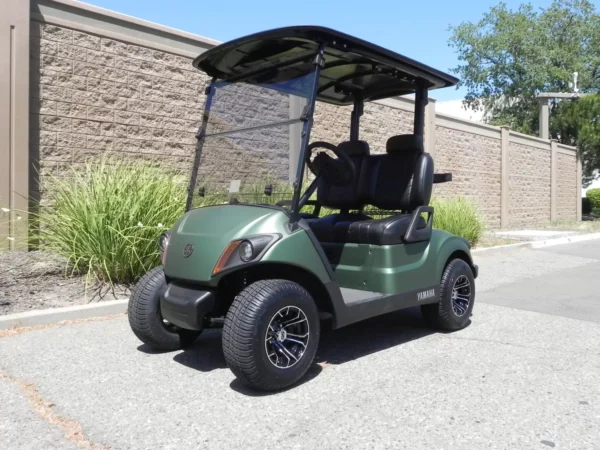 2024 yamaha drive for sale. 2024 Yamaha Drive2 golf cart in modern finish, parked on golf course